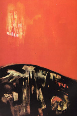 Espacios en rojo. 1962. Lola Fernández