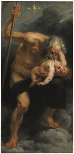 Saturn. 1636. Pablo Rubens (lo grotesco)