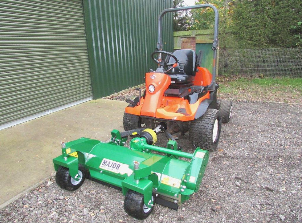 Kubota outfront flail mower