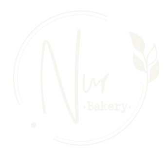 נור בייקרי לוגו | Nur Bakery logo white