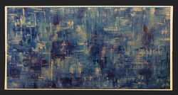 AZUL | indisponível | Acrílica sobre tela (90x200) 2017