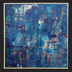 OCCHI BLU | indisponível | Acrílica sobre tela (80x80) 2016