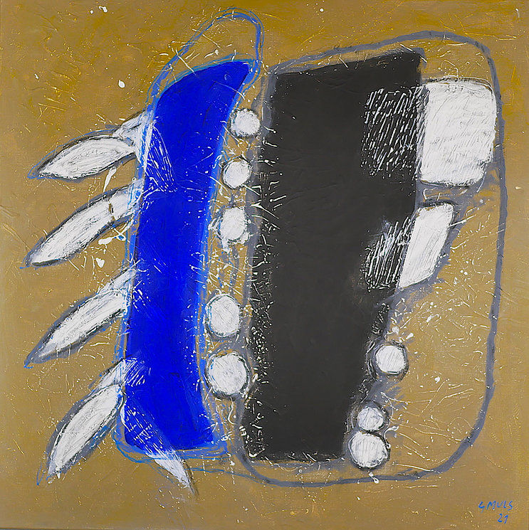 Jazz Quartet 1 100x100 acrylique