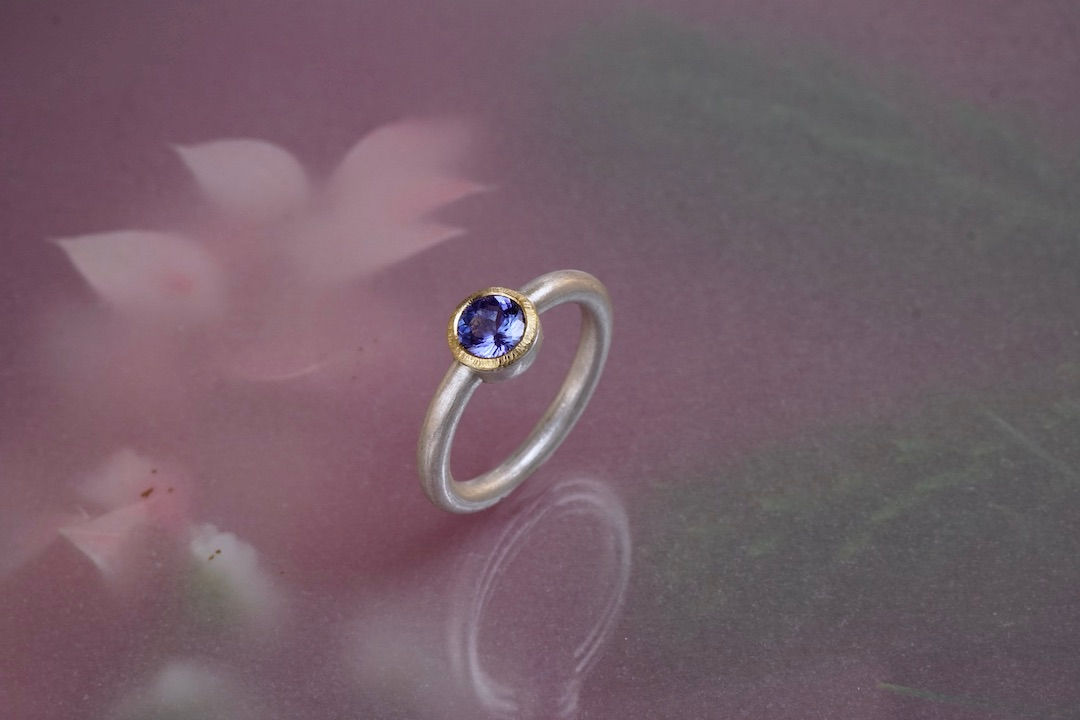 Silber: Ring Tansanit facettiert