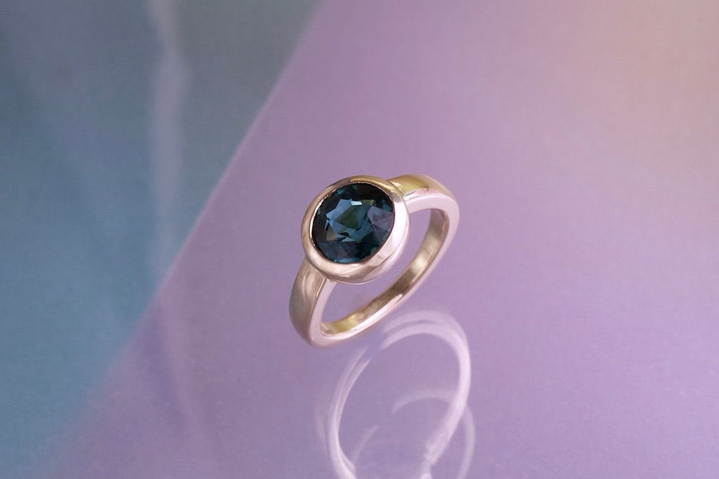 Ring Turmalin facettiert