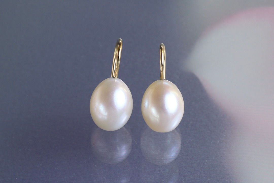 Ohrhänger Süßwasserperle