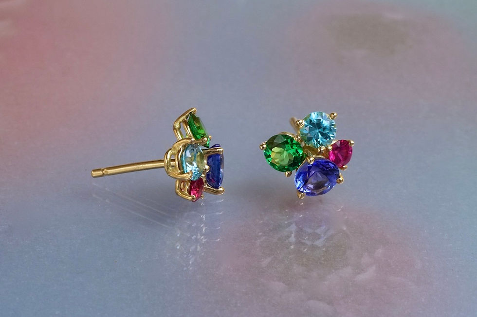 Miniaturbild: Ohrstecker "Wildblume" #4