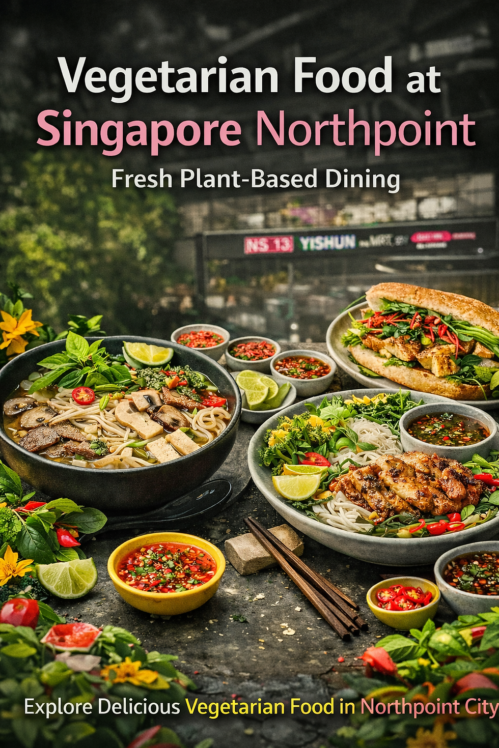 vegetarian food at Singapore Northpoint