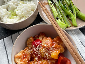 Sweet and sour tofu