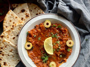 Zaalouk Moroccan eggplant dip
