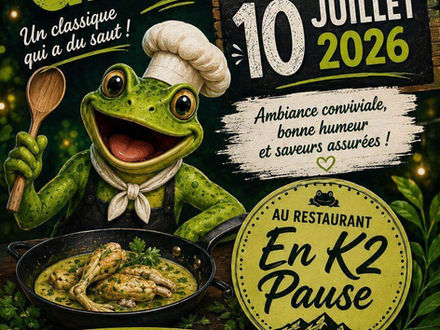 Soirée grenouille chez notre partenaire en K2 pause