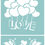 Thumbnail: Love Heart Balloons - Reusable Stencil - Non-Adhesive or Self-Adhesive