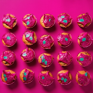 Dragon Fruit Muffins
