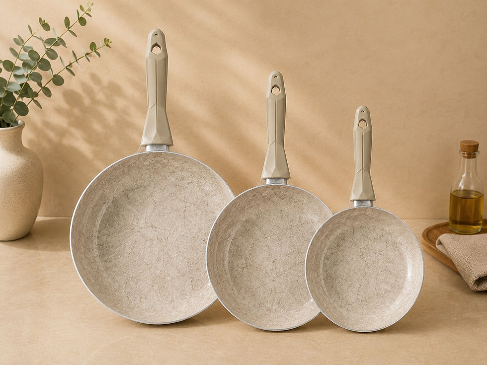 Thumbnail: 11 piece  granite cooker set 