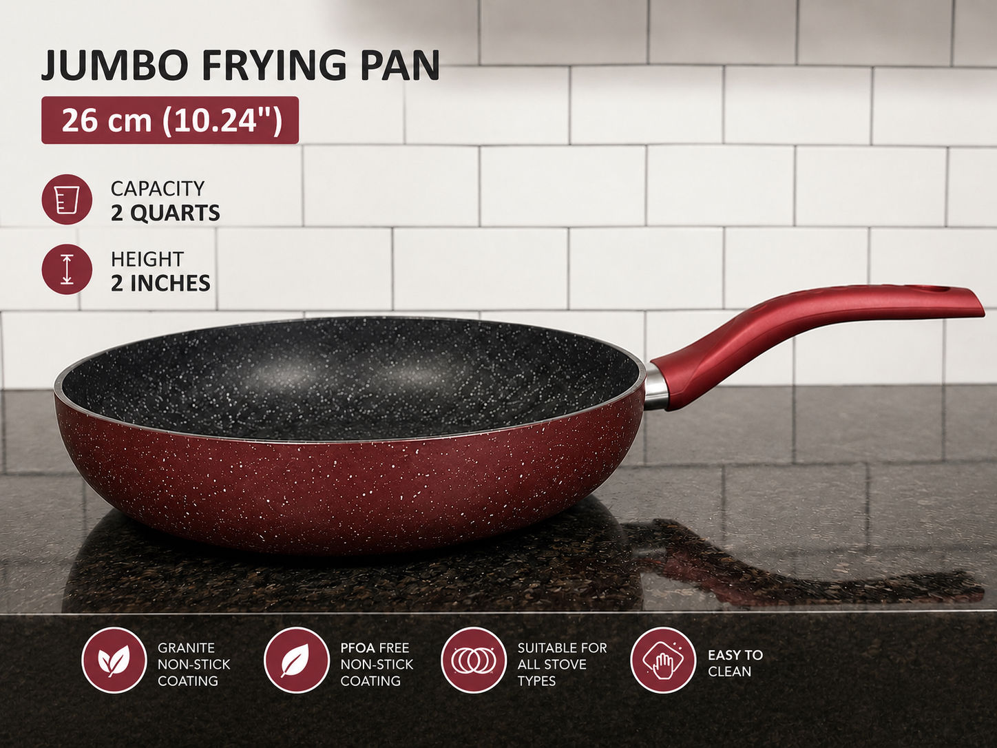Lovely granite jumbo frying pan