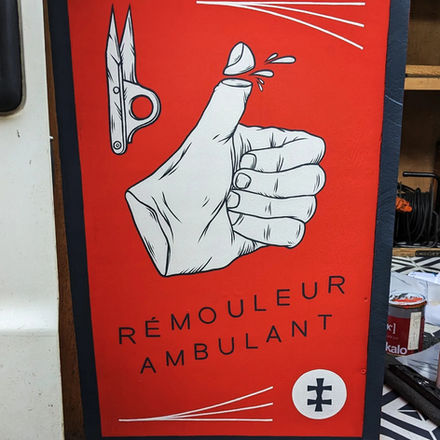 Runs - Réalisation peinture en lettres - Nancy
