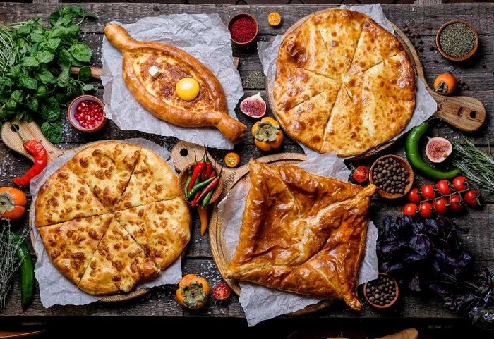 Arranged Food and Objects