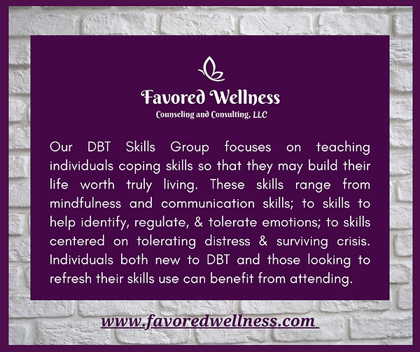 DBT Skills Group details