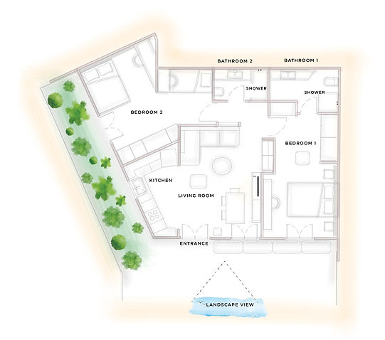 Patmos apartment floor plan