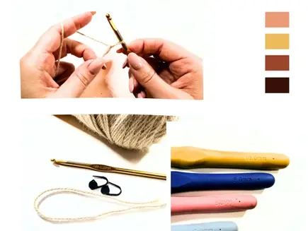 beginner crochet tools yarn and hook step by step starting crochet