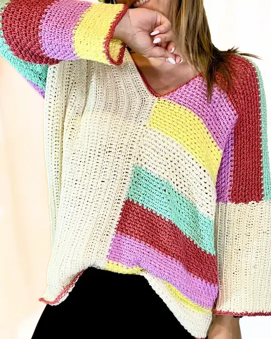 Happy Stripes Sweater