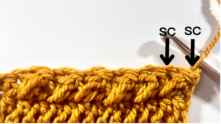 How to Crochet Wheat Stitch - Step 8