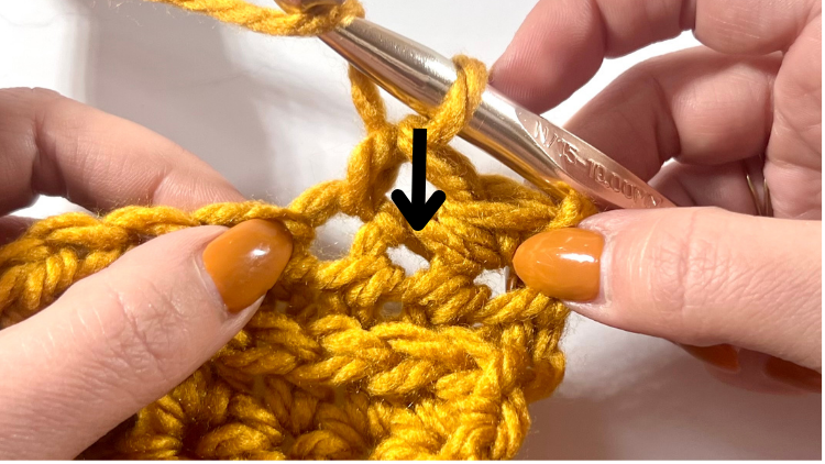 How to Crochet Wheat Stitch - Step 2