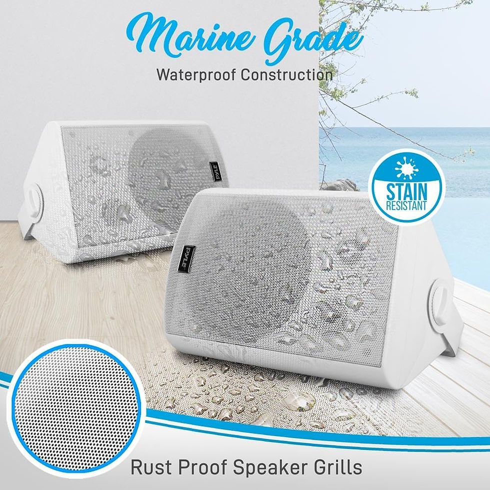 Thumbnail: Outdoor Bluetooth Patio Stereo Speakers with Installation