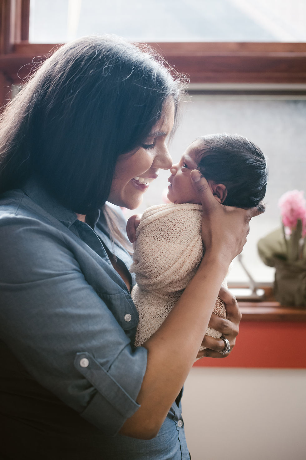 Chicago lifestyle Newborn Session