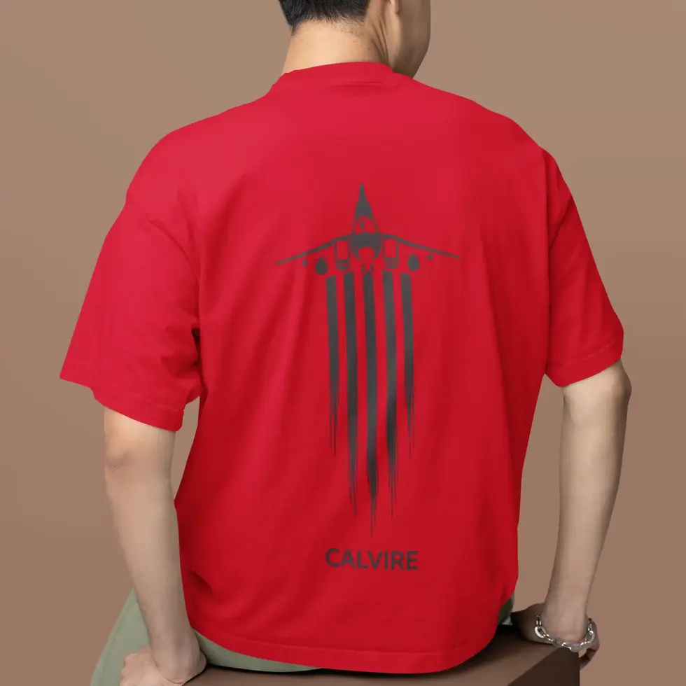 Red Rule Your Sky | Men's Oversized Tee