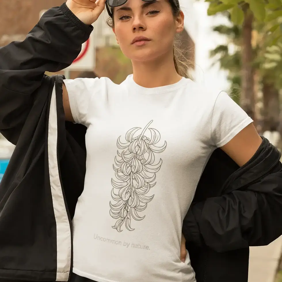 White Jade Vine | Women’s Half Sleeve Tee