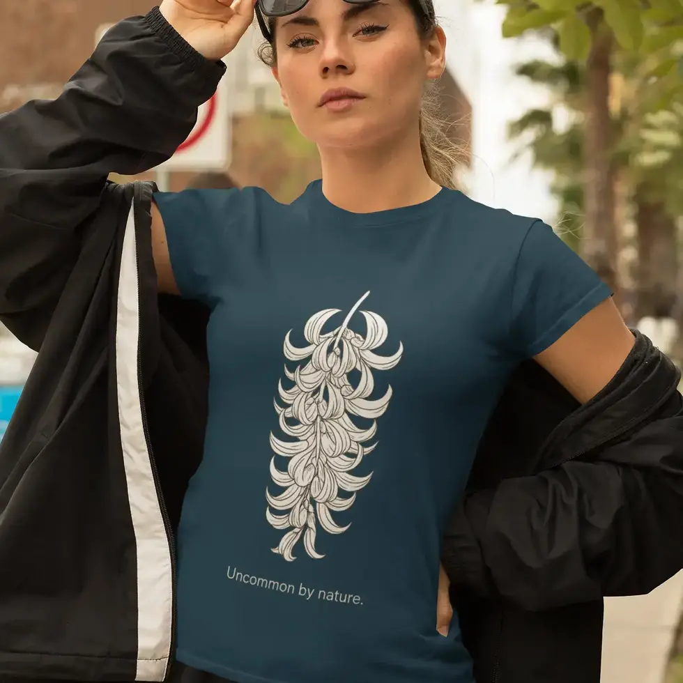 Blue Jade Vine | Women’s Half Sleeve Tee
