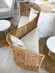 Double Sided Cane Couch