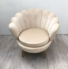 Champagne Velvet Seat