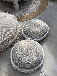 Mandala Fringe Cushion