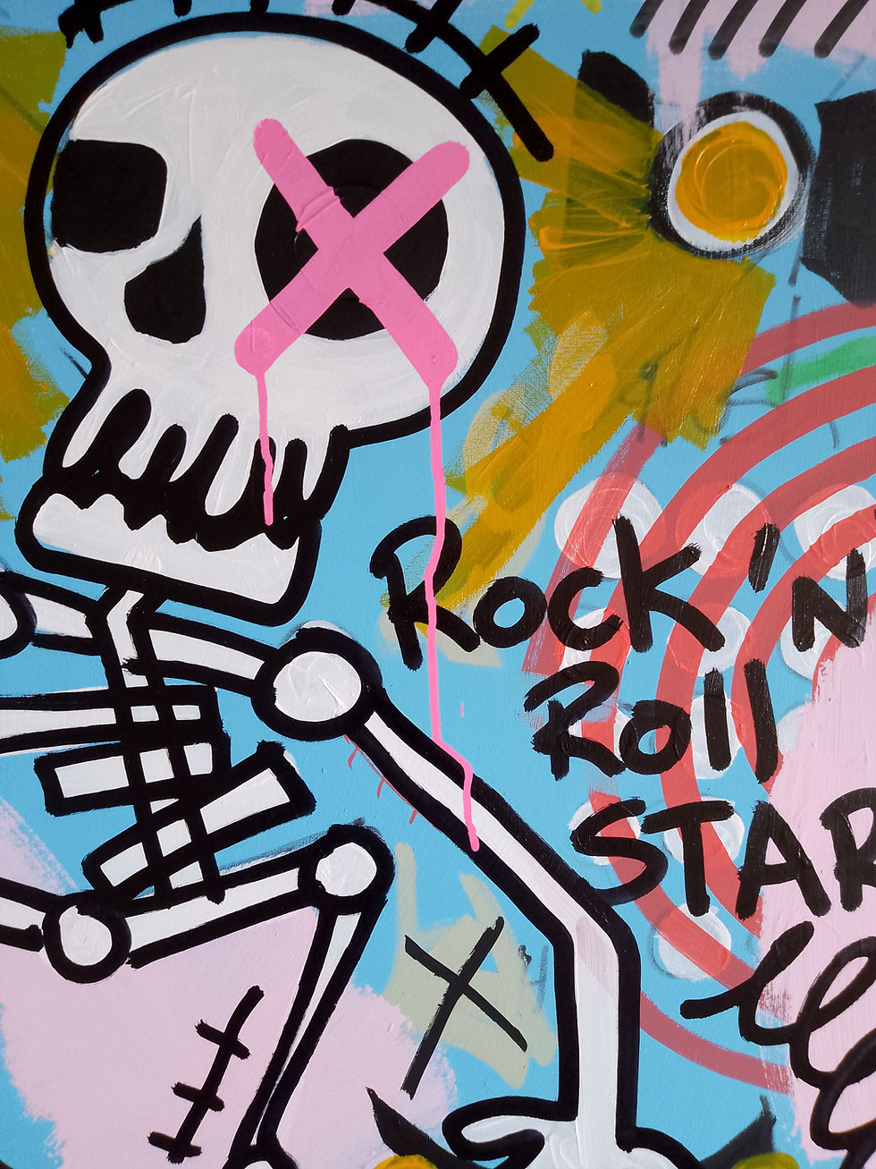 Thumbnail: Rock'n'Roll Star- original painting