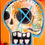 Thumbnail: SKULL on ORANGE- original painting
