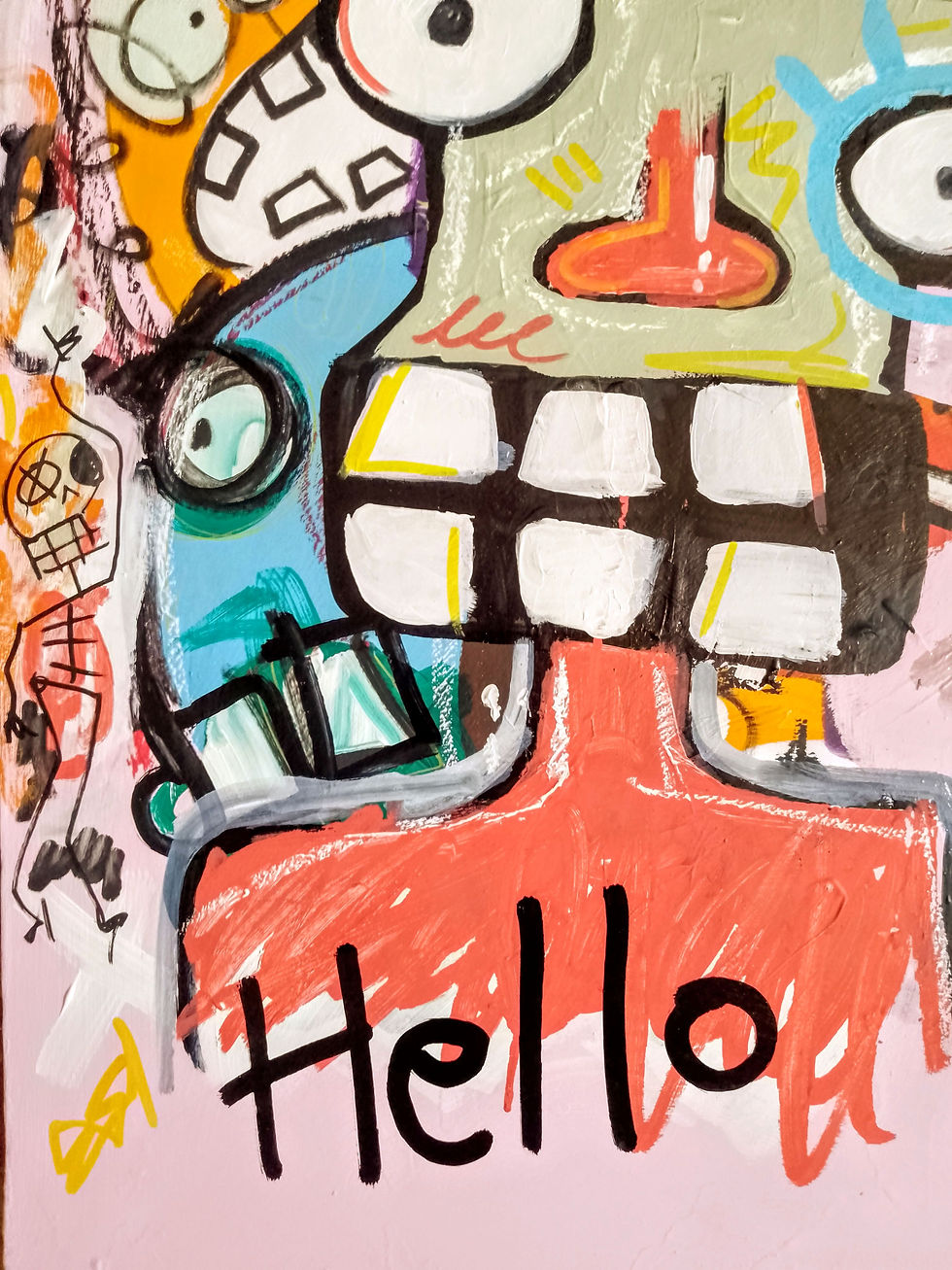 Thumbnail: HELLO - original painting