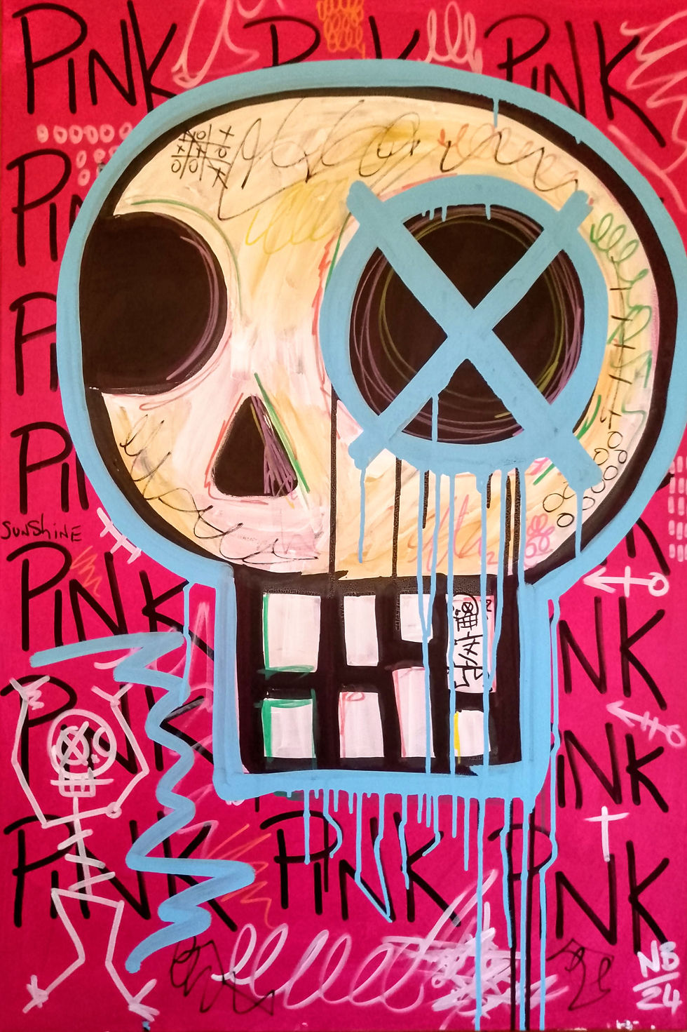Thumbnail: PINK SUNSHINE- original painting
