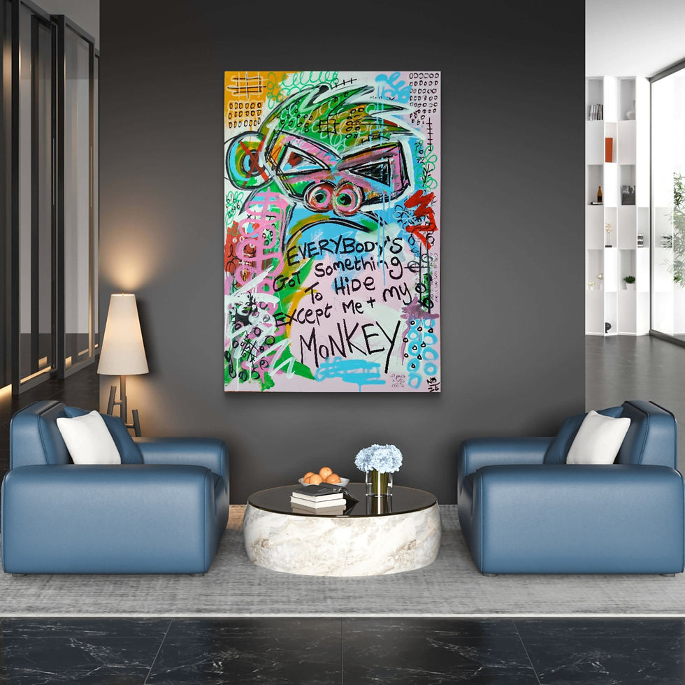 Thumbnail: MONKEY- original painting