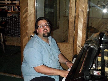 Joey DeFrancesco at the piano - Hunnicutt Recording Studios