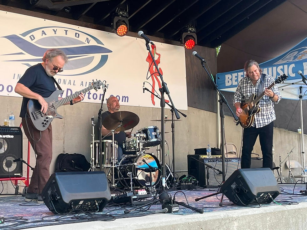 Jeff, Tony and Josh with Birdshack, Springfield Jazz and Blues Festival - August 9, 2025