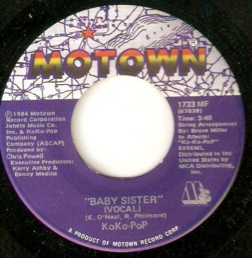 "Baby Sister" single - released June 1984