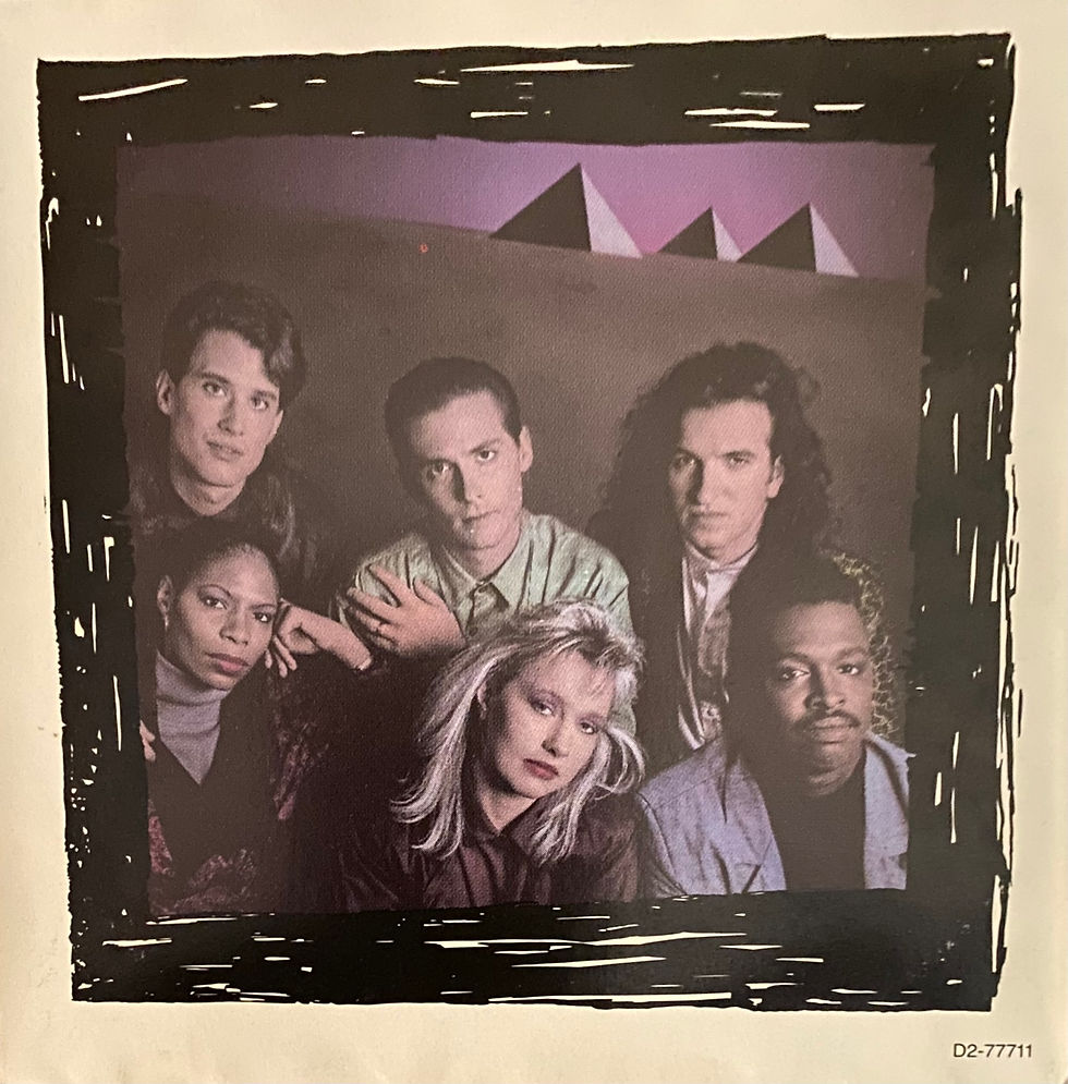 Zero One, 1991 - L-R Peter Retzlaff, Cynthia Blair, Martin Vian, Kay Harris, Jeff Ciampa, Kevin Oliver