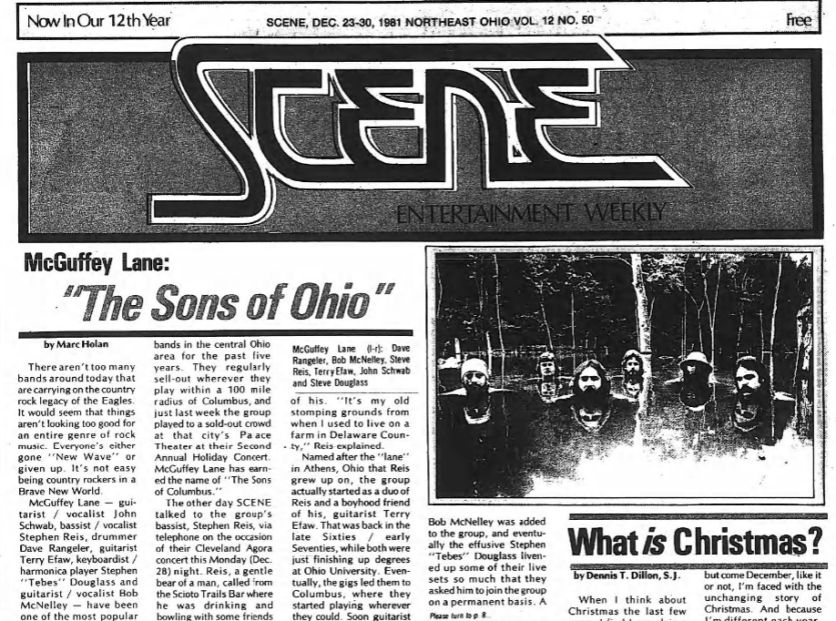 Scene Entertainment Weekly - Dec. 23-30, 1981