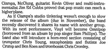 Columbus Dispatch - September 16, 1999