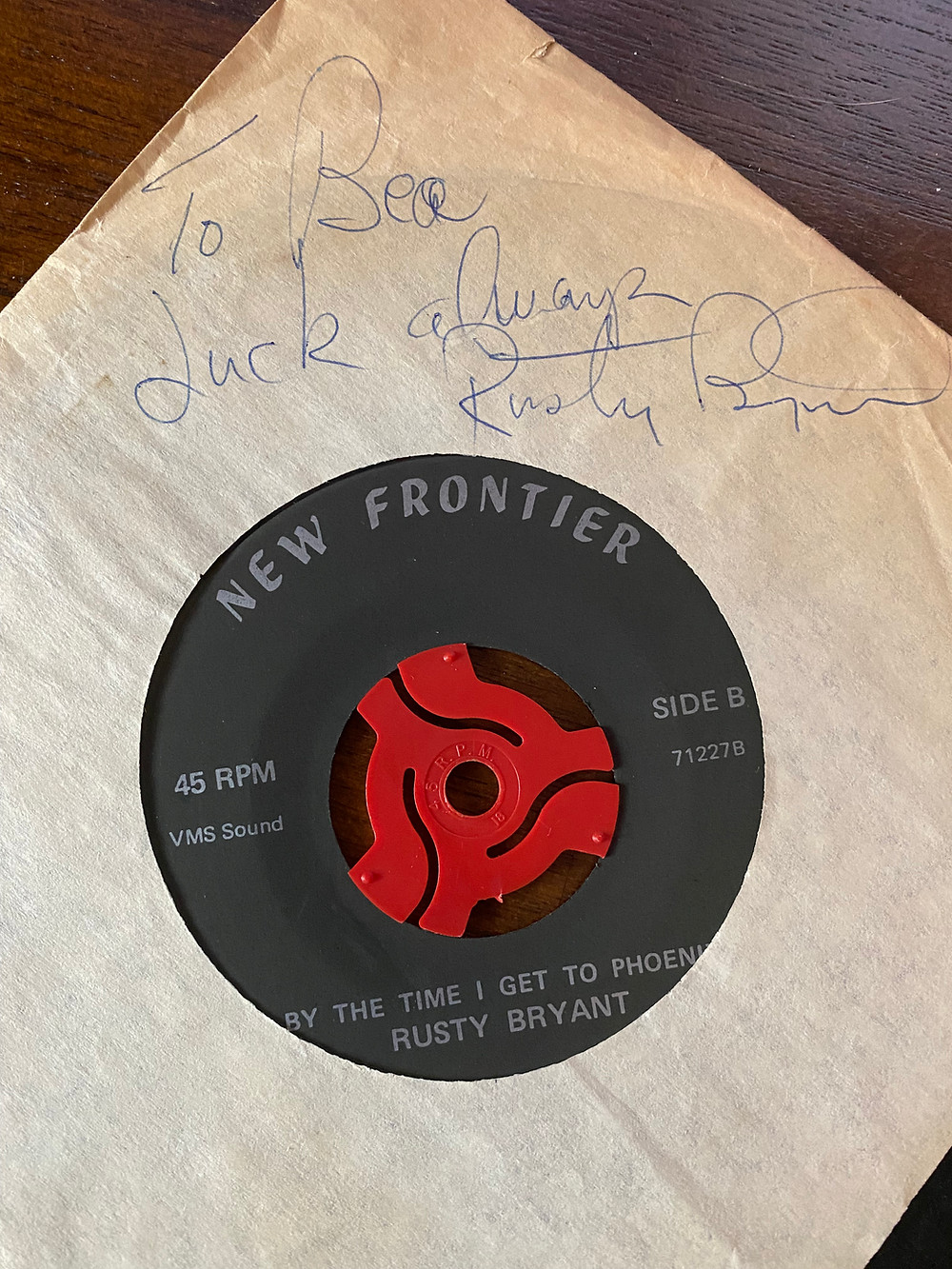 Signed by the man himself to my Aunt Bea.