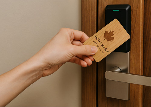 Thẻ chìa khóa khách sạn | Thẻ ra vào bằng gỗ | Giải pháp ra vào phòng