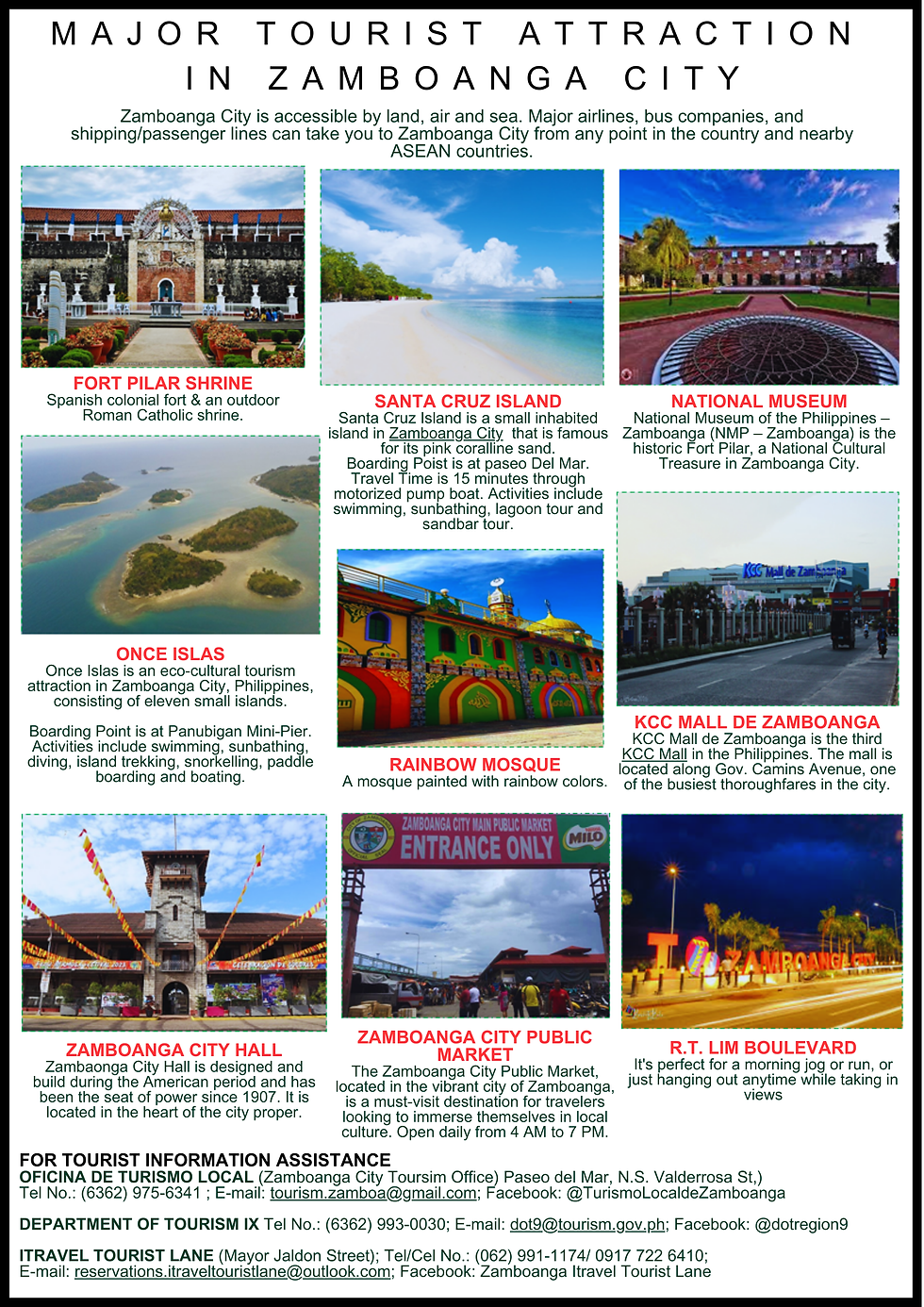 Major Tourist Attraction in Zamboanga City