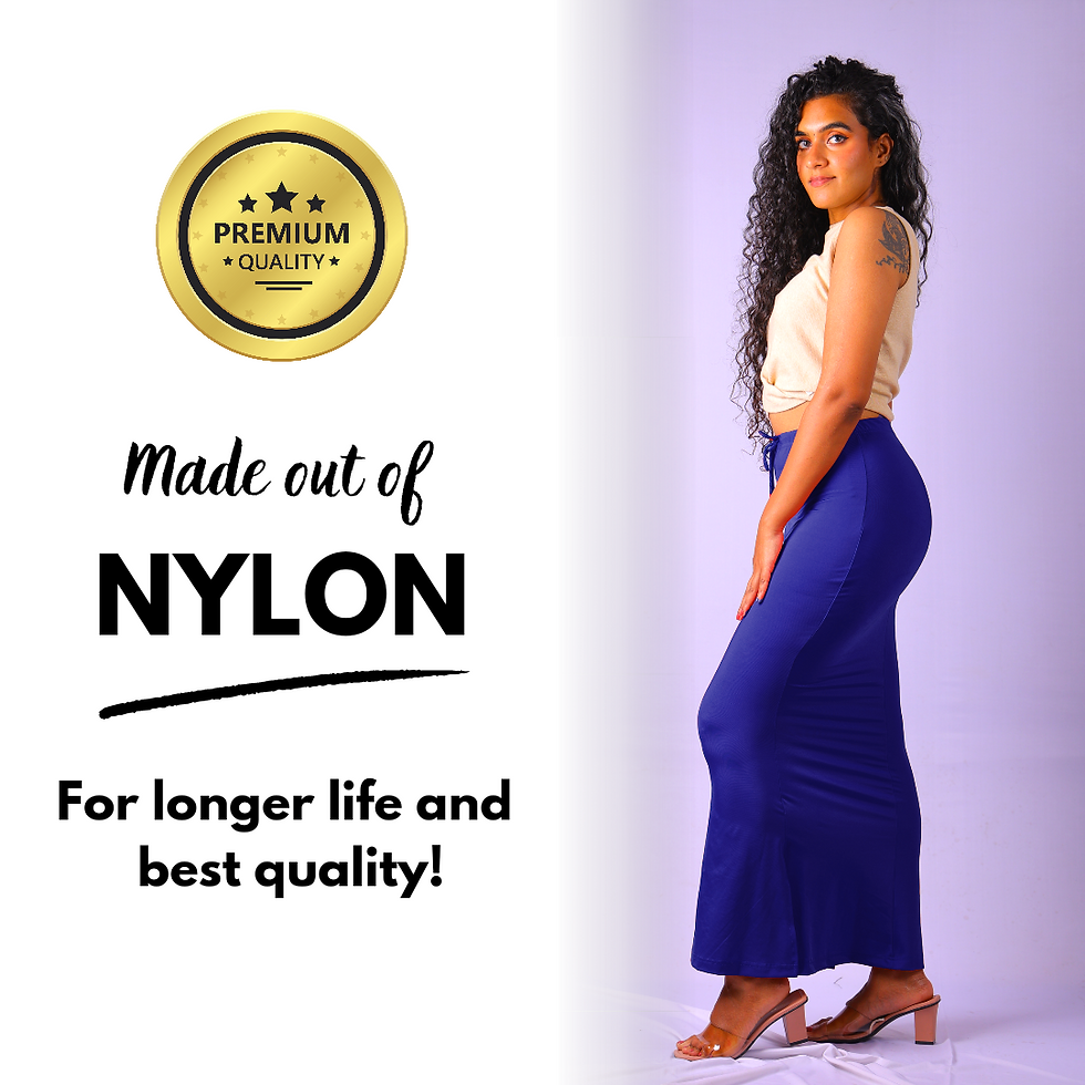 Thumbnail: Royal Blue Saree shapewear